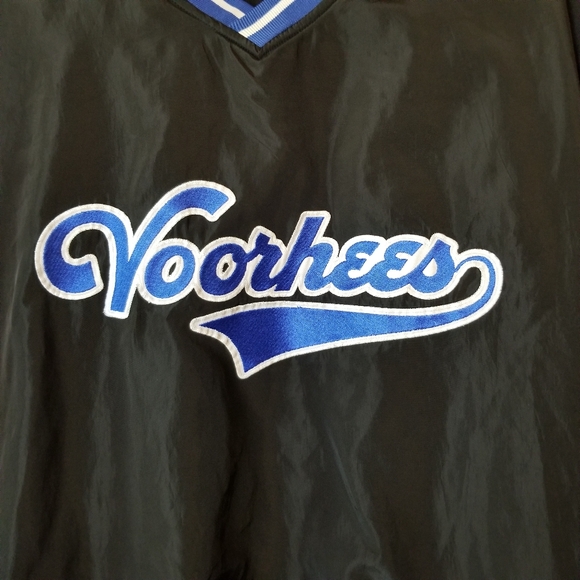 Tones of Melanin Vorhees College Logo Lined Windshirt Pullover Jacket - Picture 3 of 13